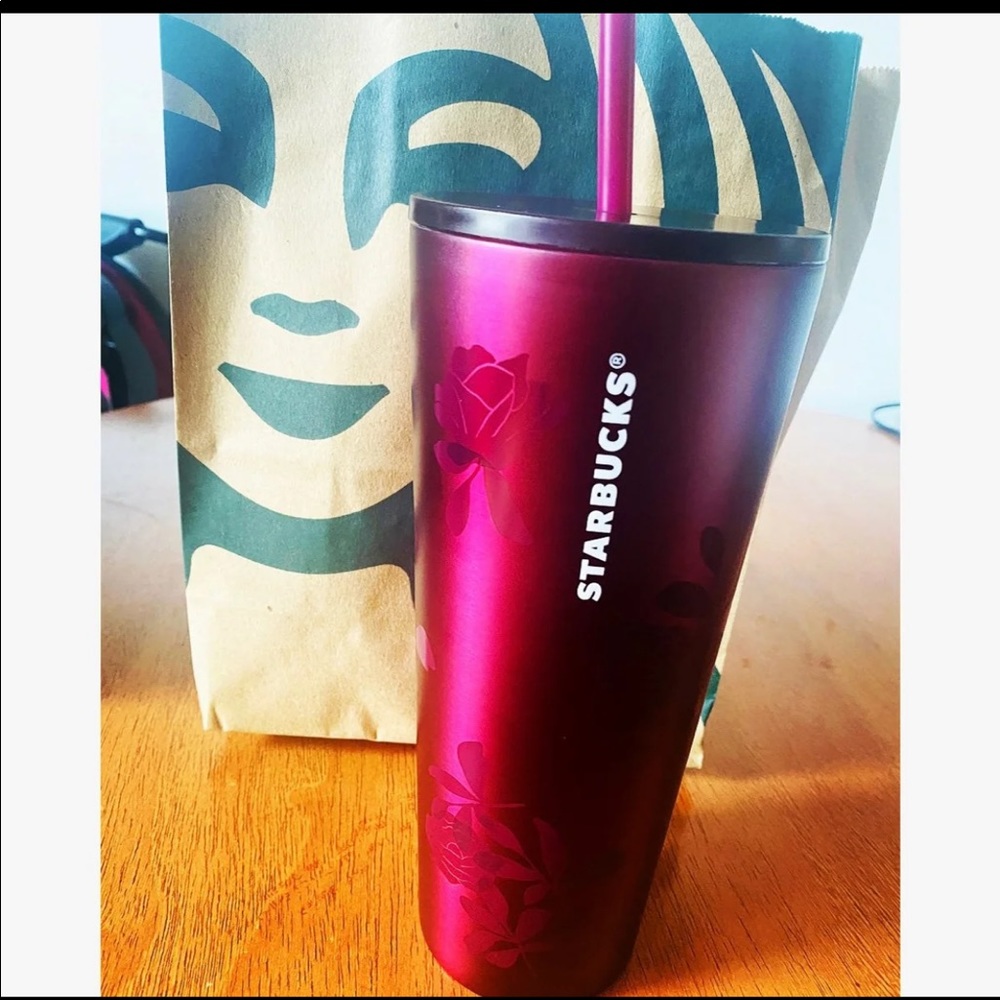 Starbucks Fall 2020 Plum Rose Tumbler 🖤🥀